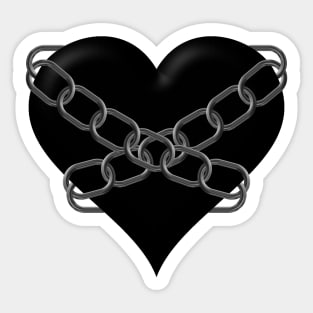 Chained Heart Sticker